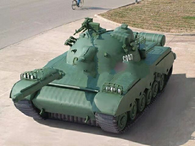 瑞溪镇充气坦克战车